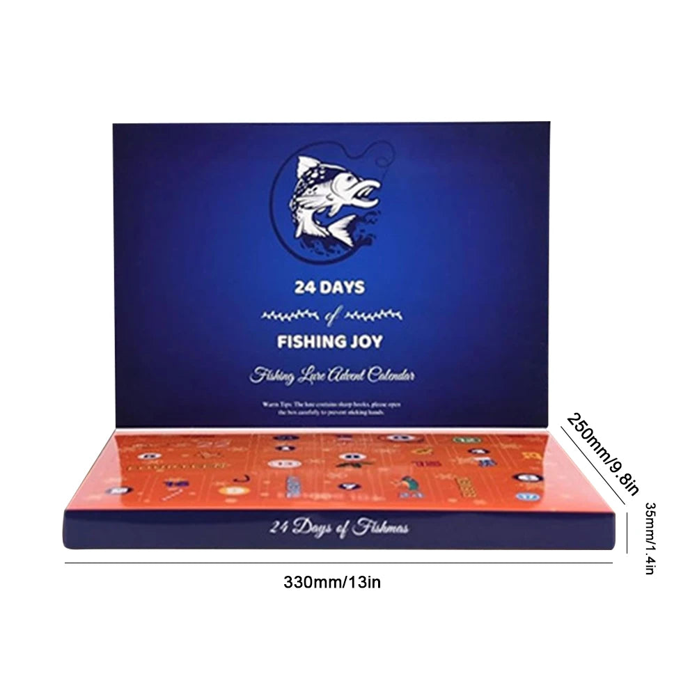Christmas Fishing Lures Advent Box