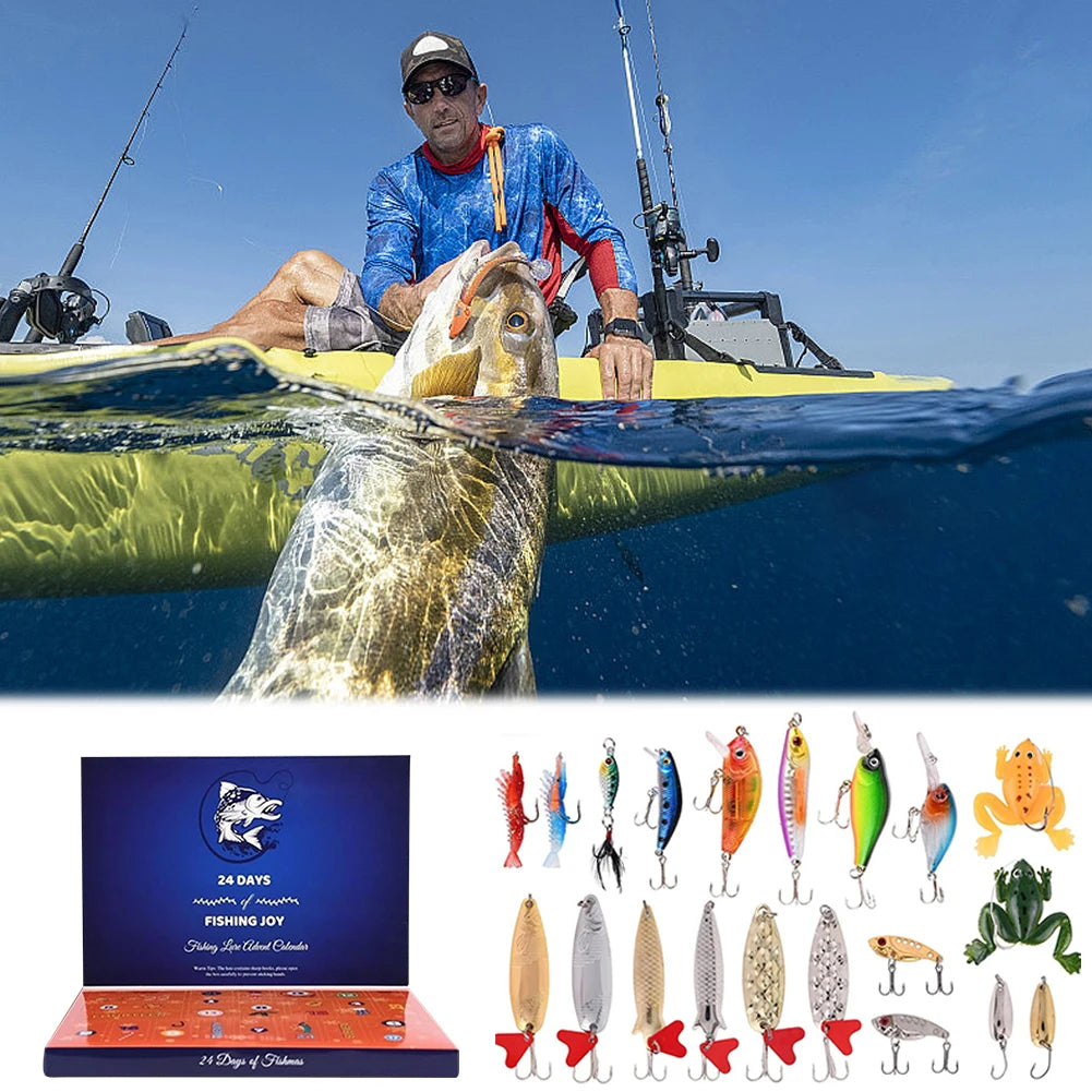 Christmas Fishing Lures Advent Box