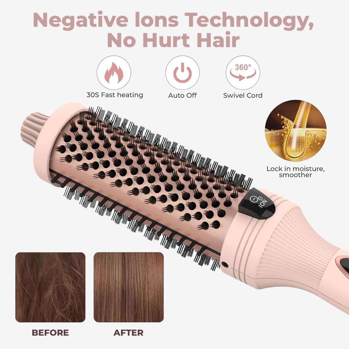 Pro Ionic Curling Brush