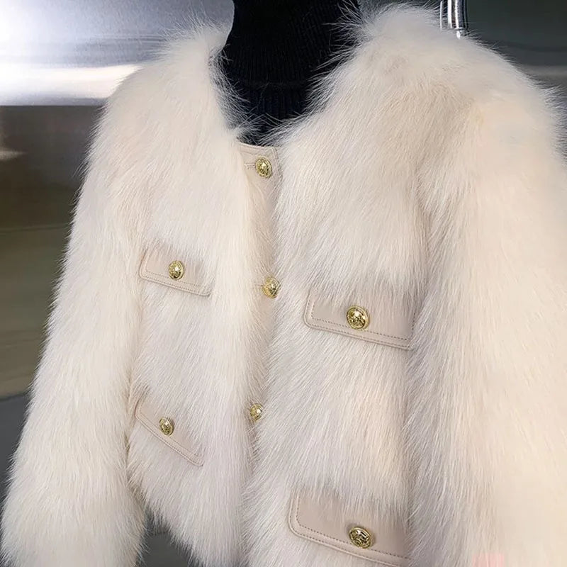 Cozy Chic Faux Fur Jacket