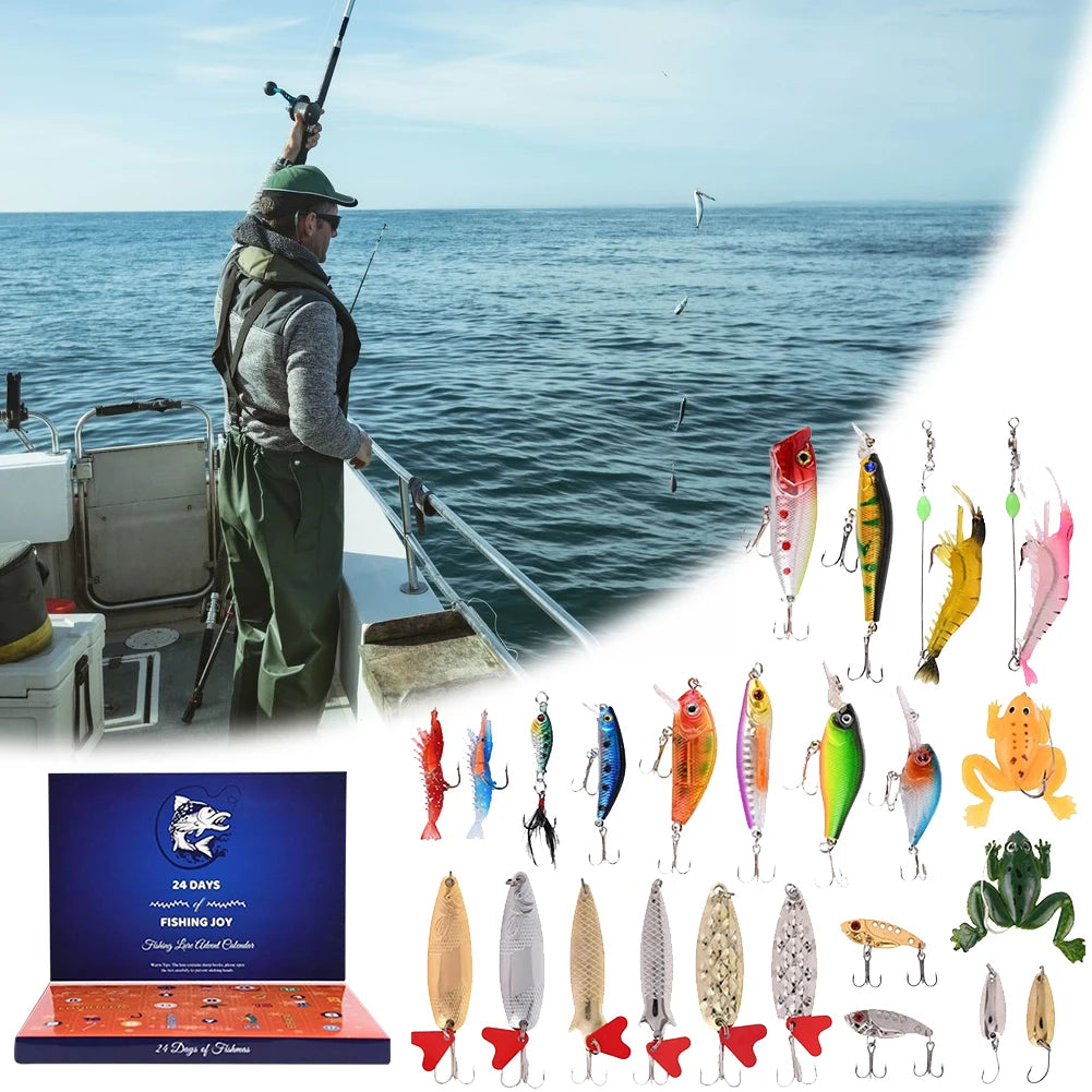 Christmas Fishing Lures Advent Box