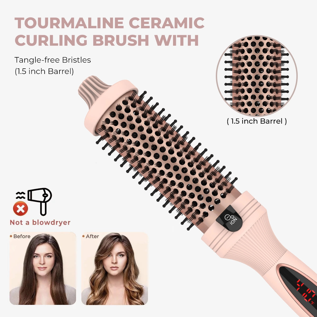Pro Ionic Curling Brush