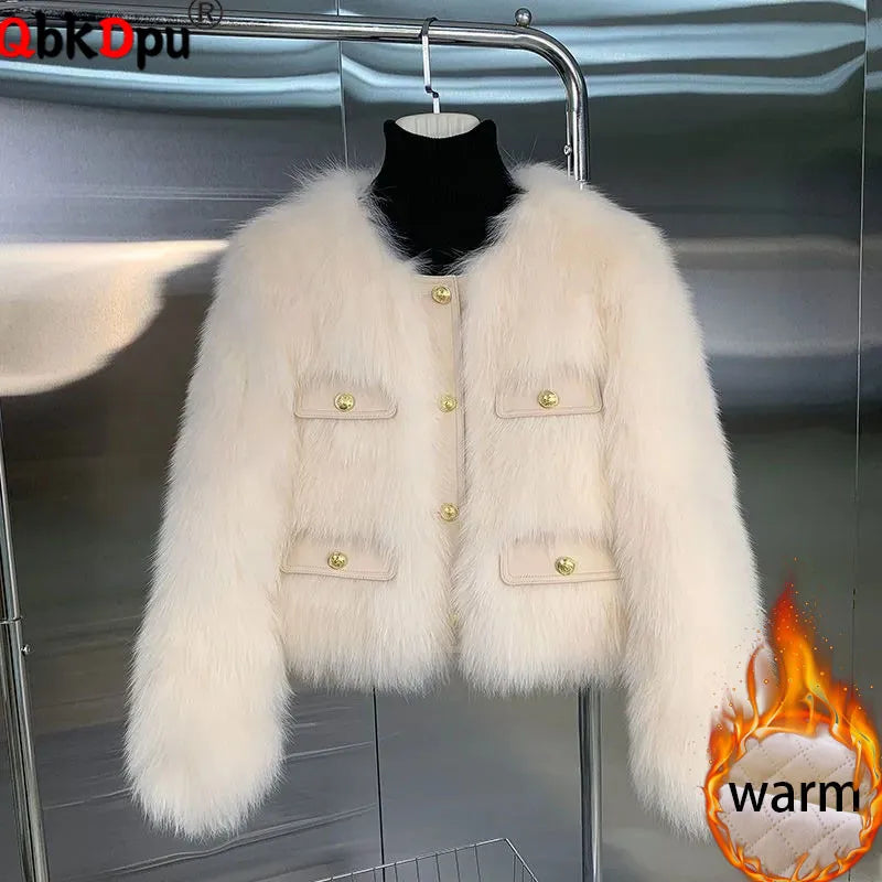 Cozy Chic Faux Fur Jacket