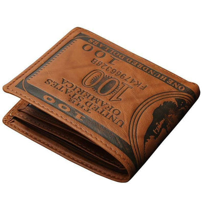 US $100 Bill Leather Wallet