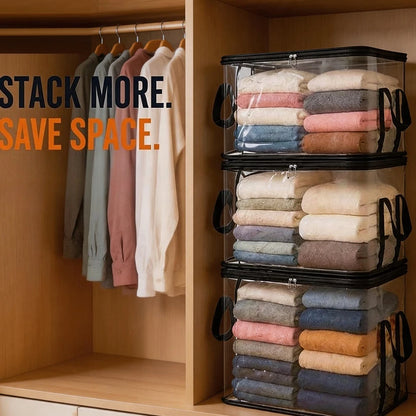ClearView Foldable Storage Box