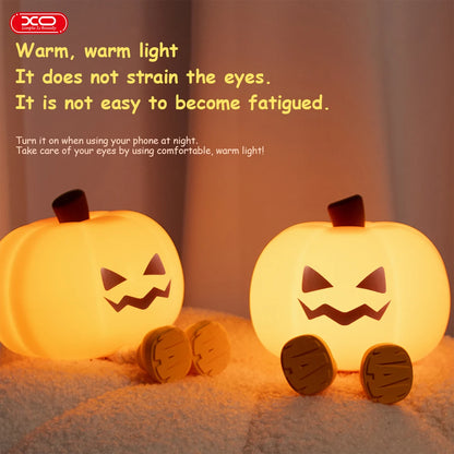 Cozy Pumpkin Night Light