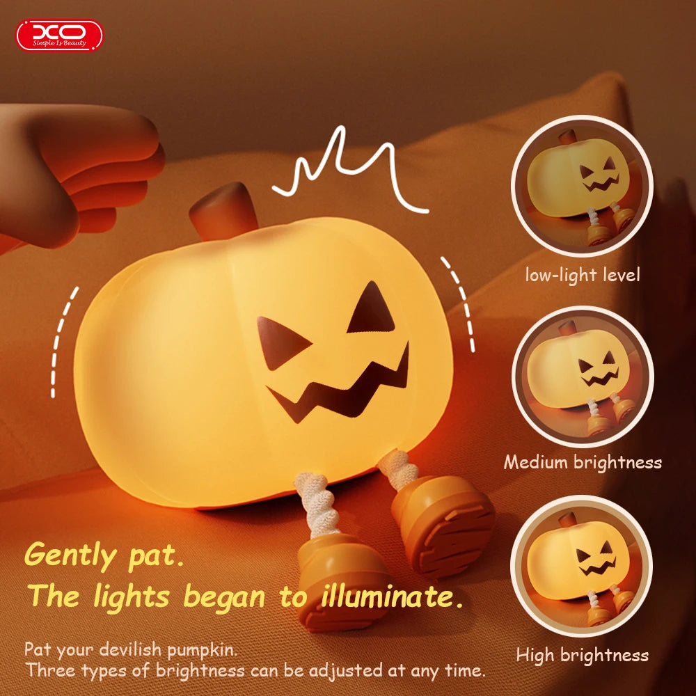 Cozy Pumpkin Night Light
