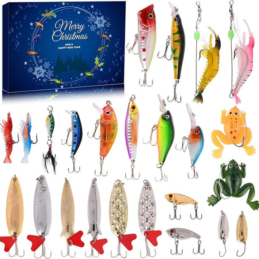 Christmas Fishing Lures Advent Box