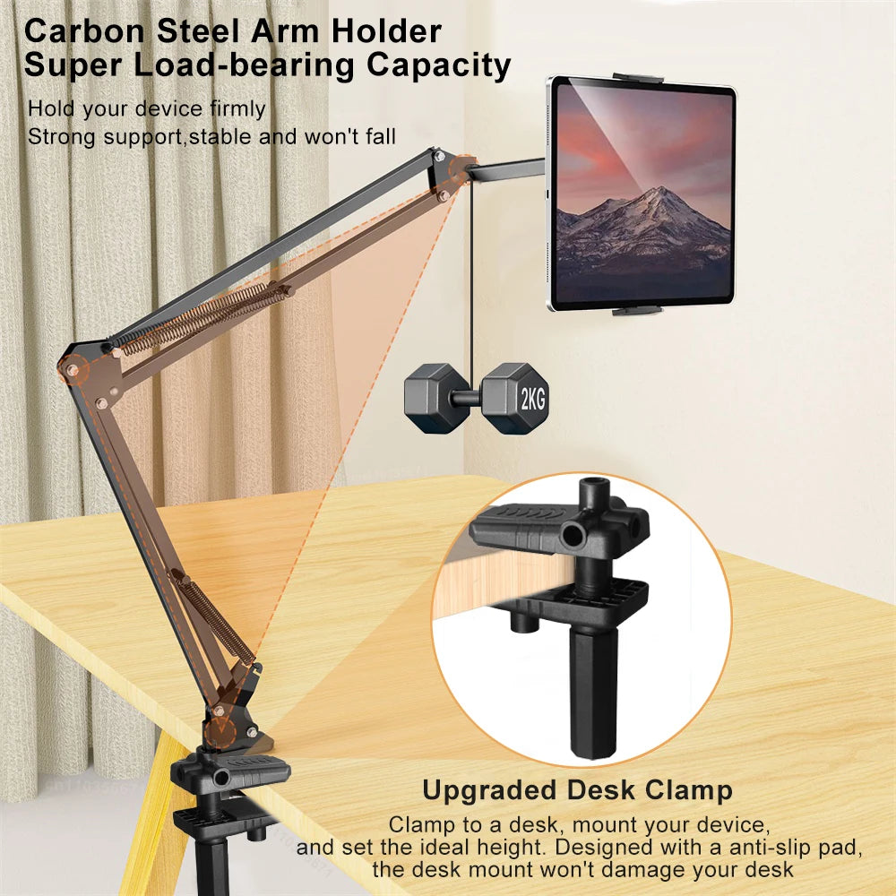 UGIFT Adjustable Long Arm Holder