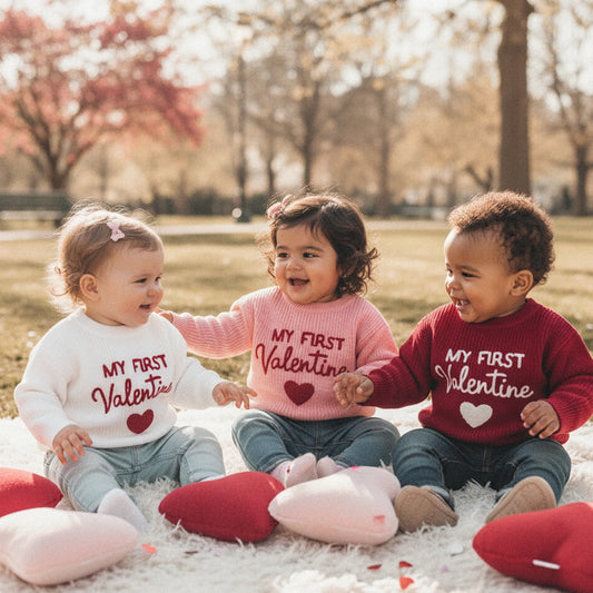 Cozy Love Heart Sweater for Toddlers