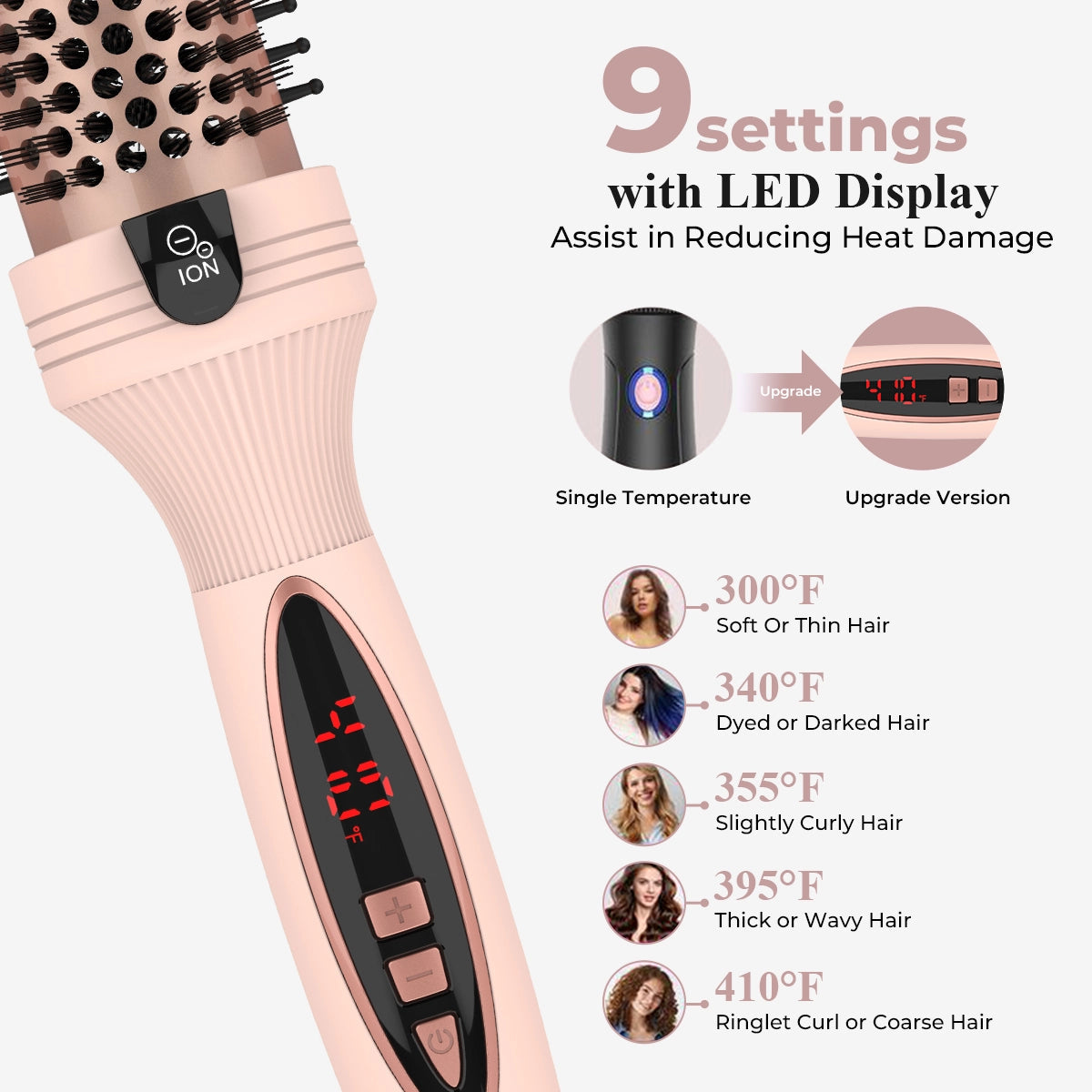 Pro Ionic Curling Brush