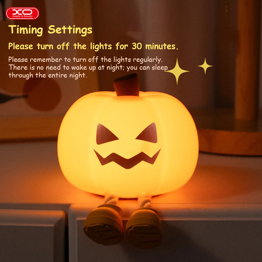 Cozy Pumpkin Night Light